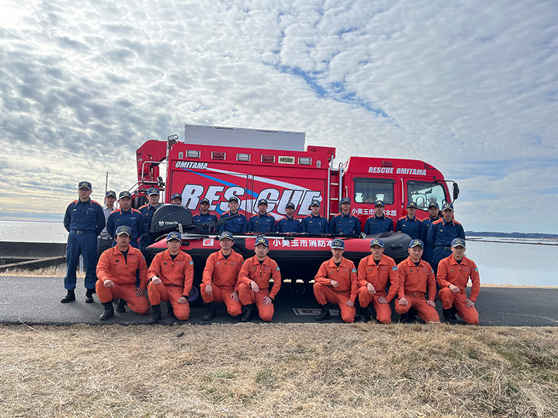 小美玉市消防本部のみなさん
